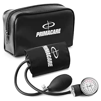 Primacare DS-9191 Aneroid Sphygmomanometer Manual Blood Pressure Monitor Kit, Pediatric Size BP Cuff with Latex Free Inflation System, Waterproof and Portable Nylon Carry Case (Pediatric Size)