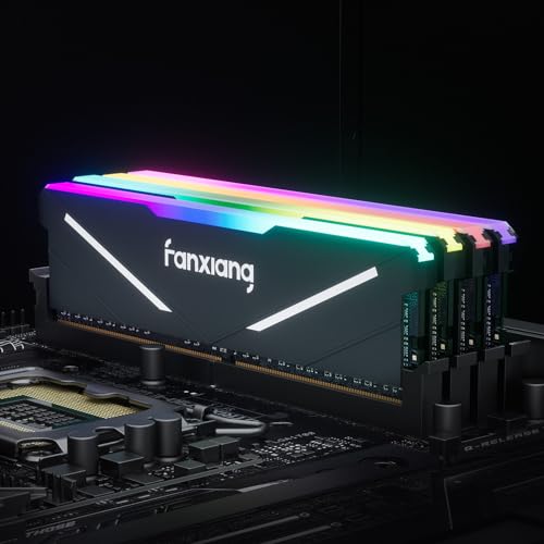Image of Fanxiang DDR4 2x 16GB 3600Mhz Desktop Memory CL18 (RGB Light) with Heatsink PC RAM XMP2.0 High Performance Low Power Consumption Ideal for Gaming and Multitasking