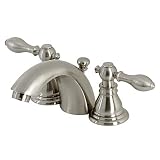Kingston Brass KB958ACL American Classic Mini-weit verbreiteter Badezimmer-Wasserhahn mit...