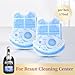 Compatible For Braun. (Pack Of 2 Or Pack Of 4) Clean & Renew Refill Cartridges CCR2 CCR4, Cleans Your Shaver For Optimal Hygiene, Removes Residual Hair & Skin Particles, Lemon Scent(Pack Of 2)