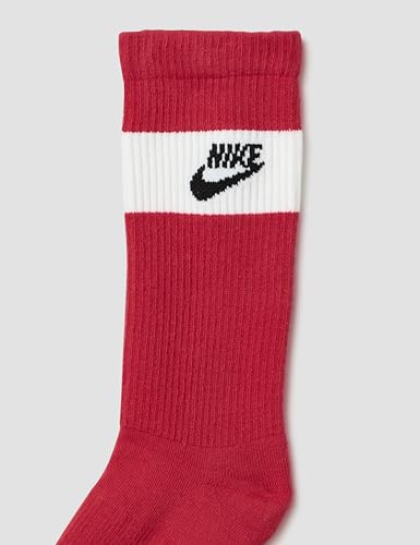 Image of Nike Unisex Kids' Everyday Cushioned Crew Socks (6-Pack) | Boys and Girls