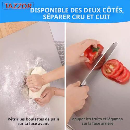 Planche en acier inoxydable durable pour restaurant et bar