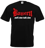 Fruit of the Loom Textilie world-of-shirt / München Bayern You`ll Never Walk Alone Ultras S-XXXL