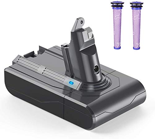 YABER Dyson V6 Battery Replacement 4000mAh for Dyson V6 DC59 DC58 DC61 DC62