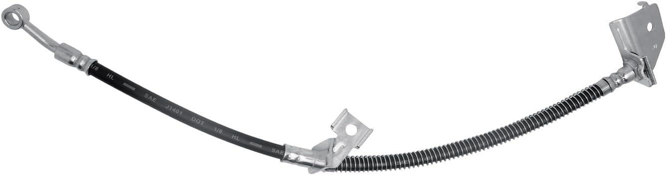 Dynamic Friction Company Front Right Brake Hydraulic Hose Assembly 350-03177| For 2018-2022 Hyundai Accent, 2017-2023 Kia Rio