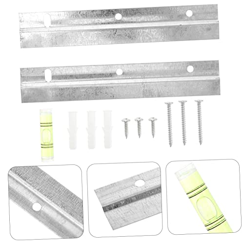 Image of DOITOOL 1set French Cleat Picture Hanging Hardware Kit Interlocking Metal Bracket for Frames Mirrors and Art Easy Installation Compact Design Versatile Wall Mount