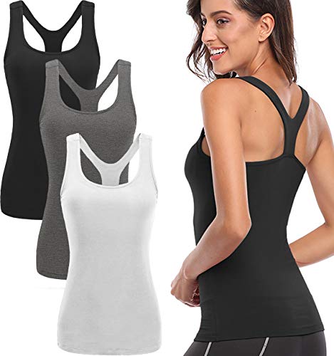 TELALEO Tank Tops for Women, Womens V-Shape Workout Tank Tops Clothes for Women