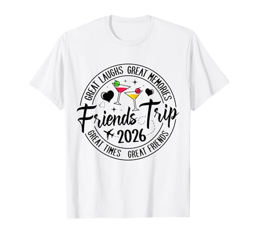 Trip Vacation 2026 Friends Matching Group T-Shirt