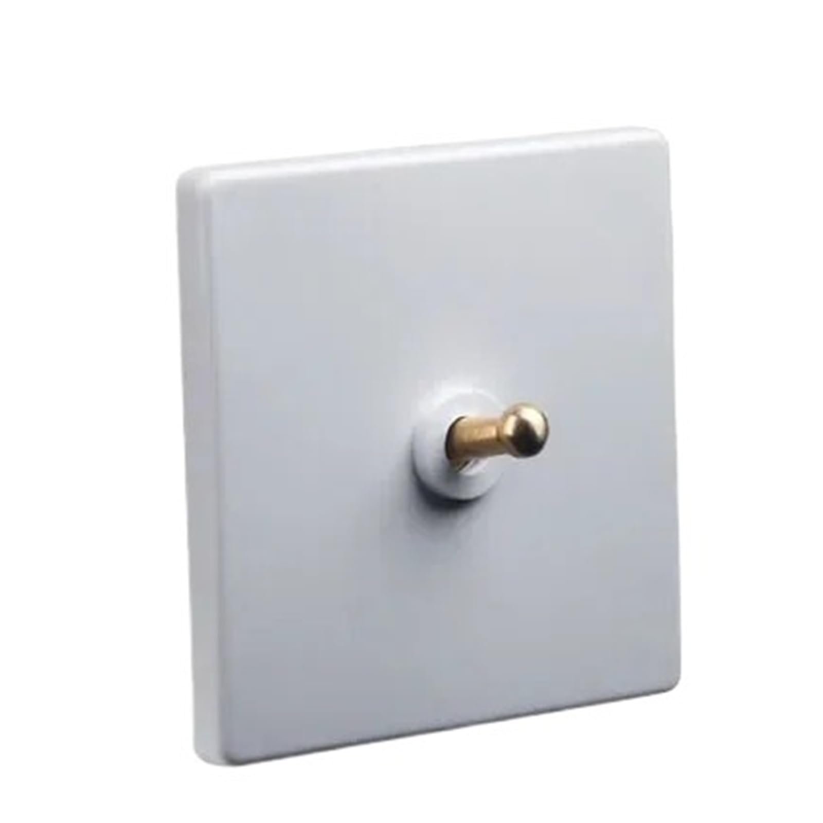 Interruptor de palanca de latón for luz de pared de panel blanco de 1 a 4 vías(Cover)