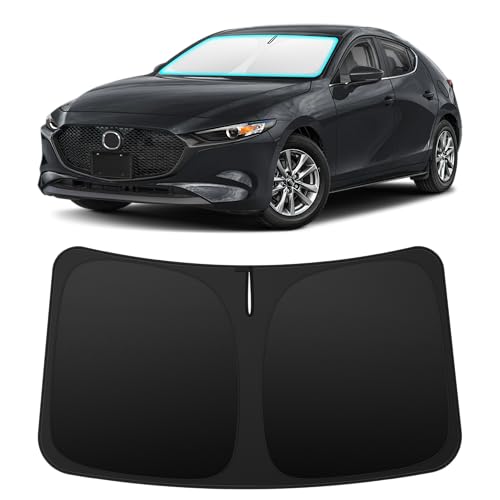 Image of INSAUTO Custom Fit Windshield Sun Shade for Mazda 3 2019-2026
