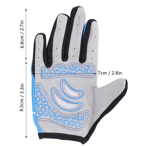 RiToEasysports Luvas de Bicicleta para Crianças Luvas de Bicicleta para Crianças de Juvenil Dedo Com