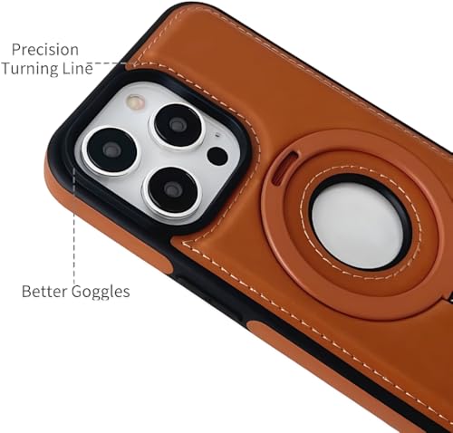 Étui de téléphone en cuir de luxe iPhone 12 Pro rouge à support magnétique - 5