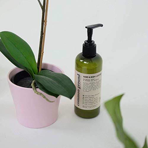 Common Ground All Natural Lotion Moisturizer - Paraben & Cruelty Free - Non Greasy, Organic, Vegan, Plant-Based, Botanical Scent, Avocado Oil - All, Men, Women, Eczema, Sensitive Skin (2 X 8.4 Fl Oz) #TOP4