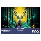 Puzzle De 1000 Piezas Jungle alceDesafíos Extra Divertidos Pasatiempo Creativo...