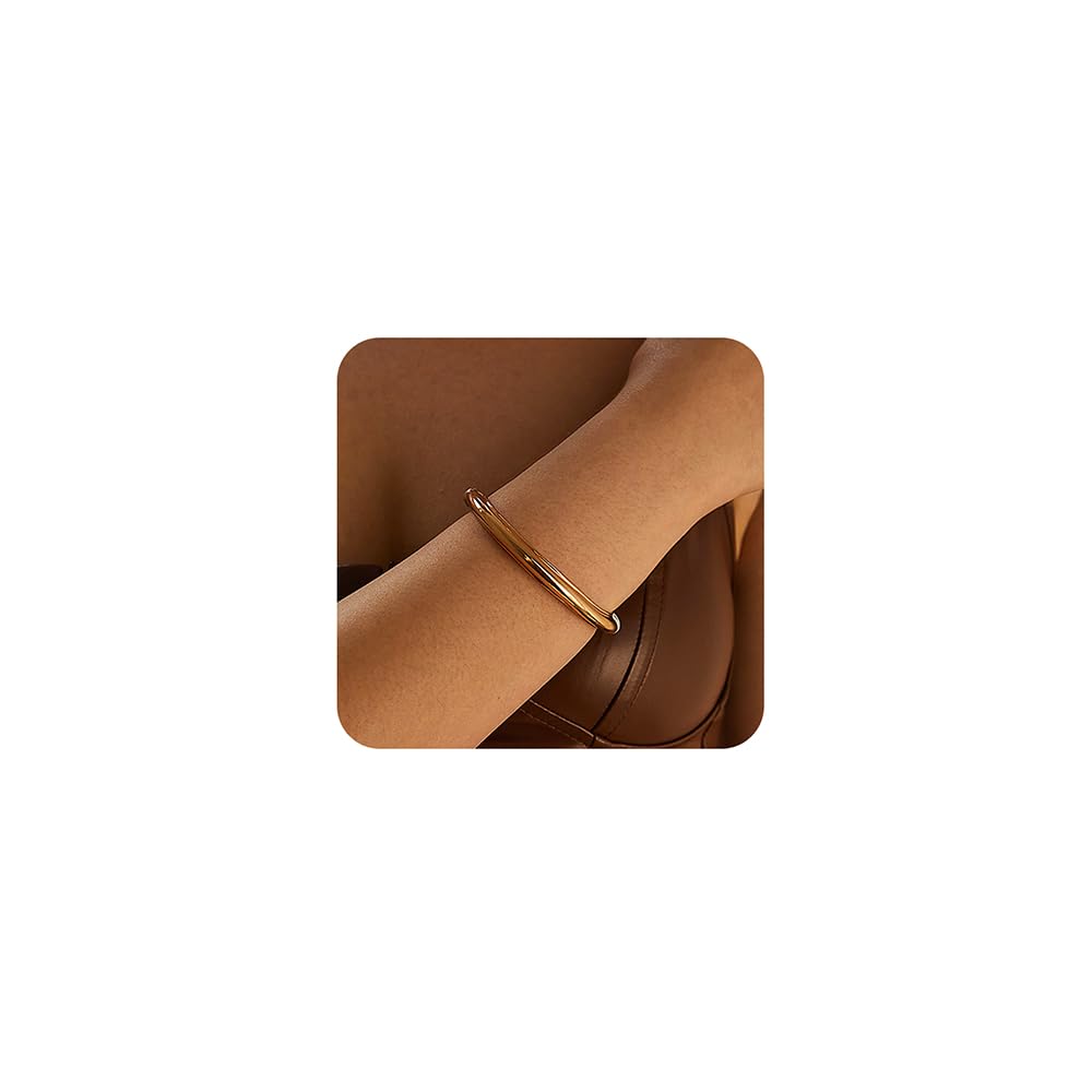 Amazon.com: Xerling Chunky Bangle Bracelet Open Cuff Wrist