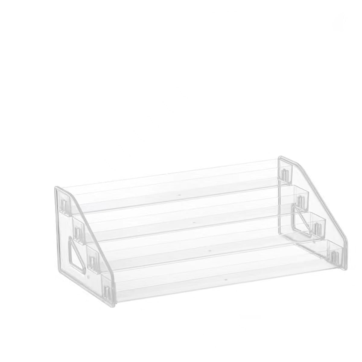 WEERSHUN12.2IN Four Shelf Perfume Organizer, Acrylic Shelves，Shelf Organizer,Skin Care Product Organizer,Vanity Organizer,Shelf Organizer for Home,Bedroom,Kitchen. (4 layers)