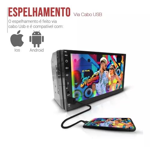 Kit Central Multimidia Mp5 Mp8 Duster Moldura Camera Esp Ios