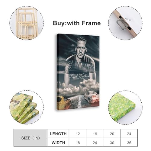 Poster Paul Walker cadeau original anniversaire passionne auto - 2