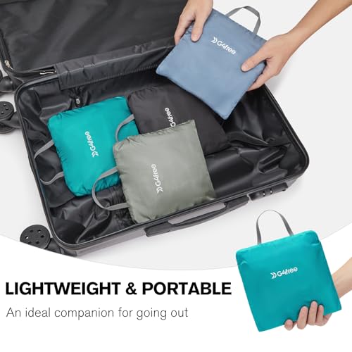G4Free 25L Lightweight Hiking Backpack Packable Foldable Sport Travel Daypack Water Resistant for Women Men（Peacock Blue） — view 5