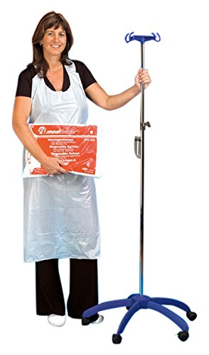 Delantales desechables blancos Medi Ware H7 0402 tamaño mujer para proteger ropa de manchas