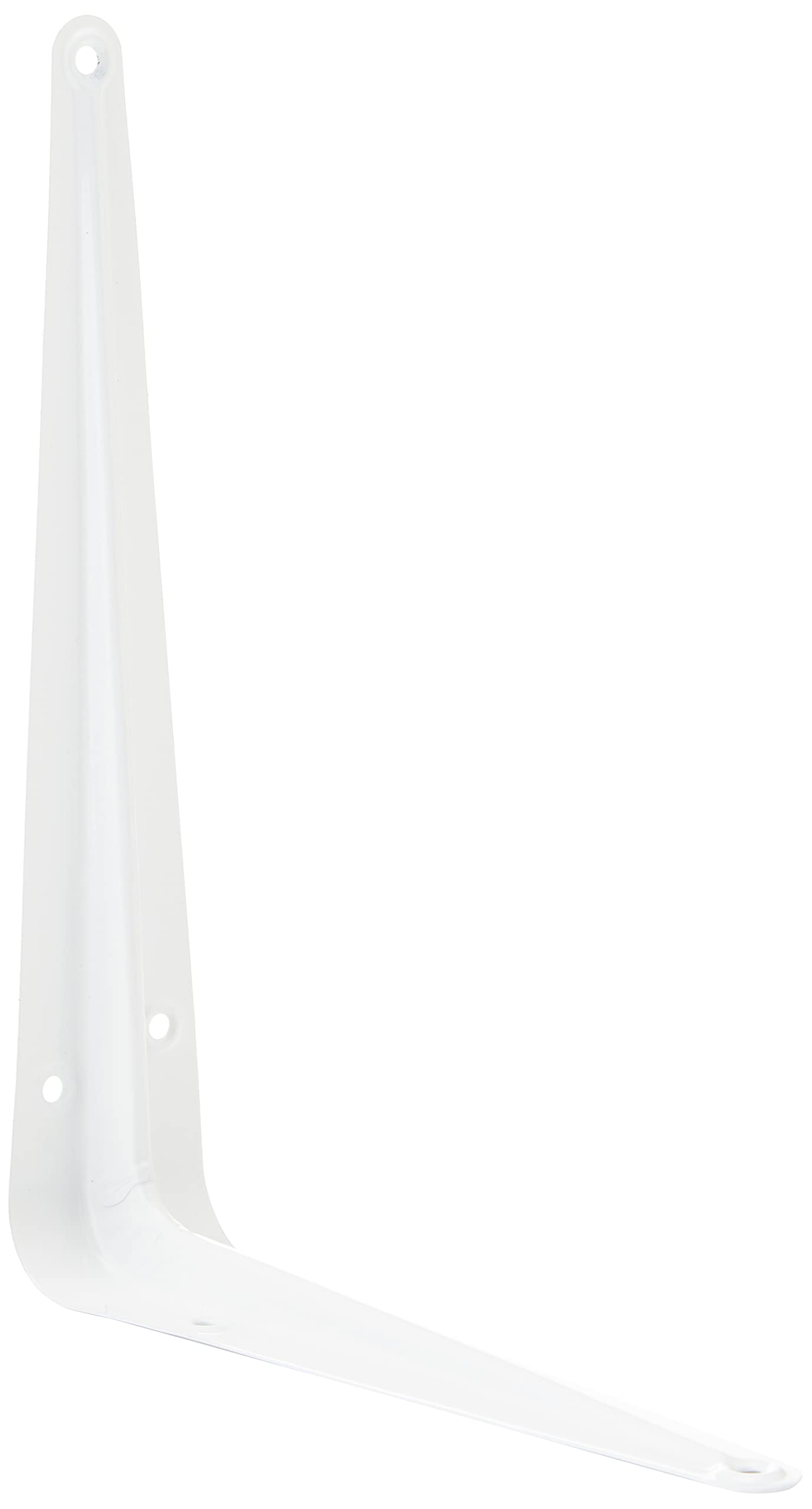 Merriway White Bh05483 (8 Pcs) London Style Shelf Brackets 200 X 150Mm (8 X 6 Inch) - Pack Of 8 Pieces