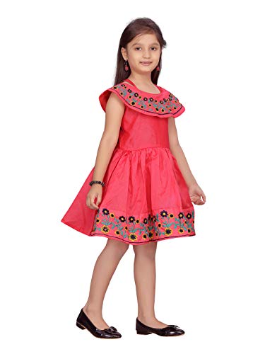 Image of Aarika Girls Gajri Colour Dress