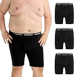 INNERSY Men's Big and Tall Boxer Briefs 8.5