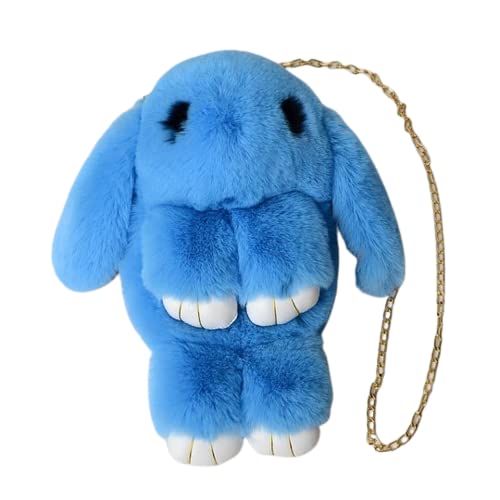 Meek Sky Blue Soft Cute Bunny Sling Bag With Chain And Smooth Zipper For Girls/Fluffy Rabbit Cross body& Hand Bag/Plush Bunny Shoulder Bag (B0C5XW322D) Amazon Price History, Amazon Price Tracker