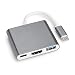 Produktbild USB C HUB zu HDMI Adapter Für Thunderbolt 3 USB Typ C Hub zu HDMI 4K USB 3.0 Port USB-C Stromversorgung - Grau
