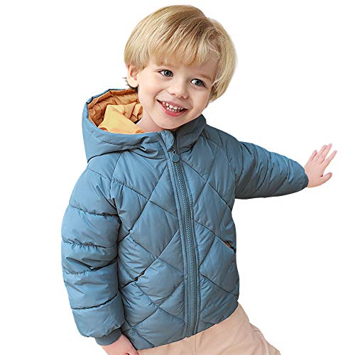 Image of Curipeer Kids Winter Jacket Front Zip Warm Snow Wear Toddler Outer Clothing 2-8T