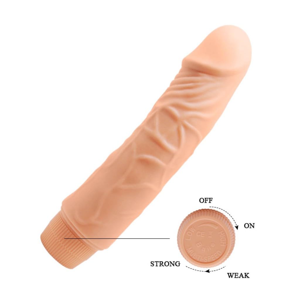 Vibratoreper donna realistico, dildo vibrante vaginale, pene vibratore sex toys per donne 20 cm