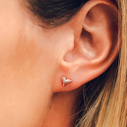 Pura Vida Rose Gold-Plated Disney Little Mermaid Stud Earring Pack - Assorted Designs, Sterling Silver Posts - 6 Studs #TOP6
