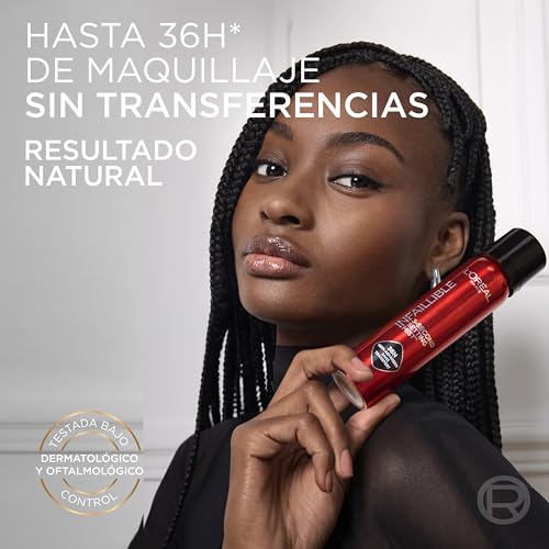 Miniatura 4 de L’Oréal Paris Spray Fijador Infaillible de Maquillaje XL con 36h* de duración, Fija el maquillaje sin Transferir para un Look Impecable. Water-proof y Oil-proof, 150 ml