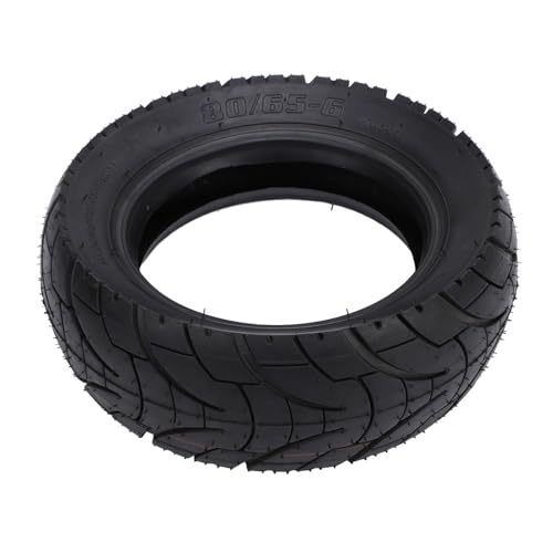 80/65-6 Electric Scooter Tire Shock Absorption Rubber Wheel for Front and Rear Wheel Replacement