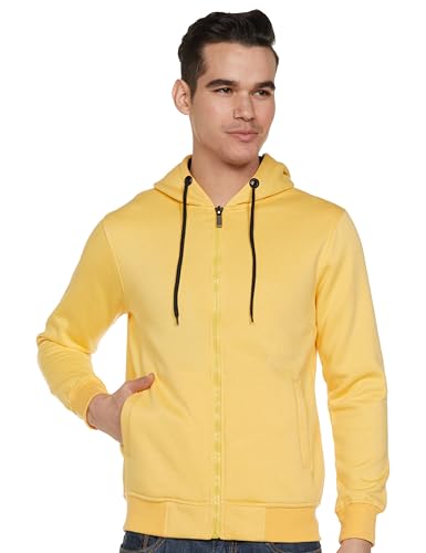 Image of Qube By Fort Collins Men Cotton Hooded Sweatshirt