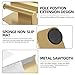 Professional Foil Dispenser and Cutter, Metal Sawtooth Design, Non-Slip Base, Gold