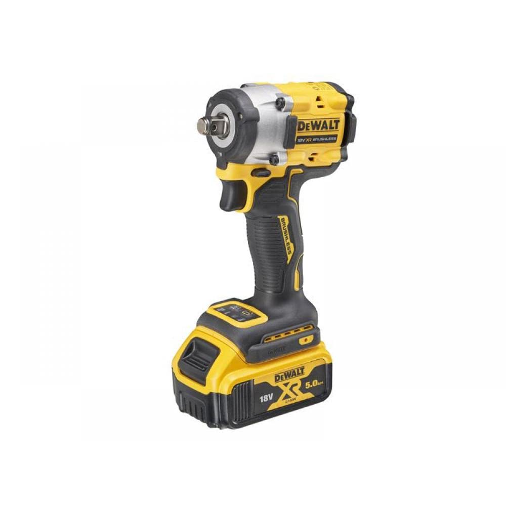 DeWalt DCF921P2T XR BL Avvitatore a impulsi 1/2" 18V 2 x 5.0Ah Li-ion, giallo
