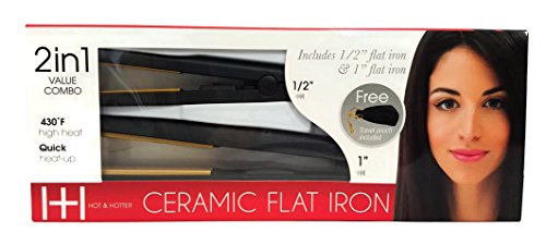 Plancha para el cabello Gold Ceramic Flat Iron miniatura 4