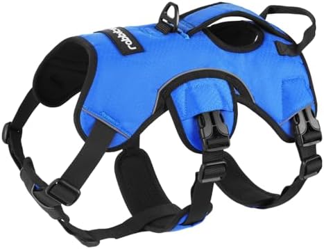 rabbitgoo Escape-Proof Dog Harness Medium with Large Handle, Adju...