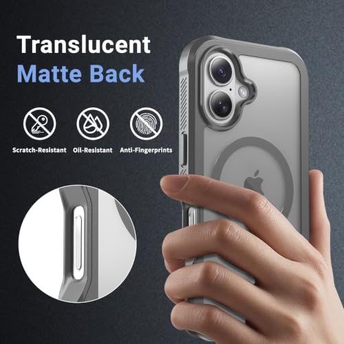 jaroco Magnetic for iPhone 17 Case Heavy Duty Protection Gray - image 5