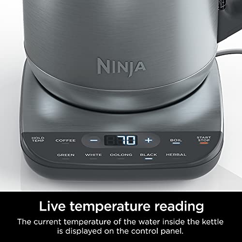 Ninja-KT200-Precision-Temperature-Electric-Kettle-1500-watts-BPA-Free-Stainless-7-Cup-Capacity-Hold-Temp-Setting-Silver-KT200 Ninja KT200 Precision Temperature Electric Kettle 1500 watts BPA Free Stainless 7 Cup Capacity Hold Temp Setting Silver KT200