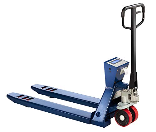 Paletten Hubwagen Mit Waage 2500kg - Gabelhubwagen Mit Wiegefunktion 115cm Gabellänge