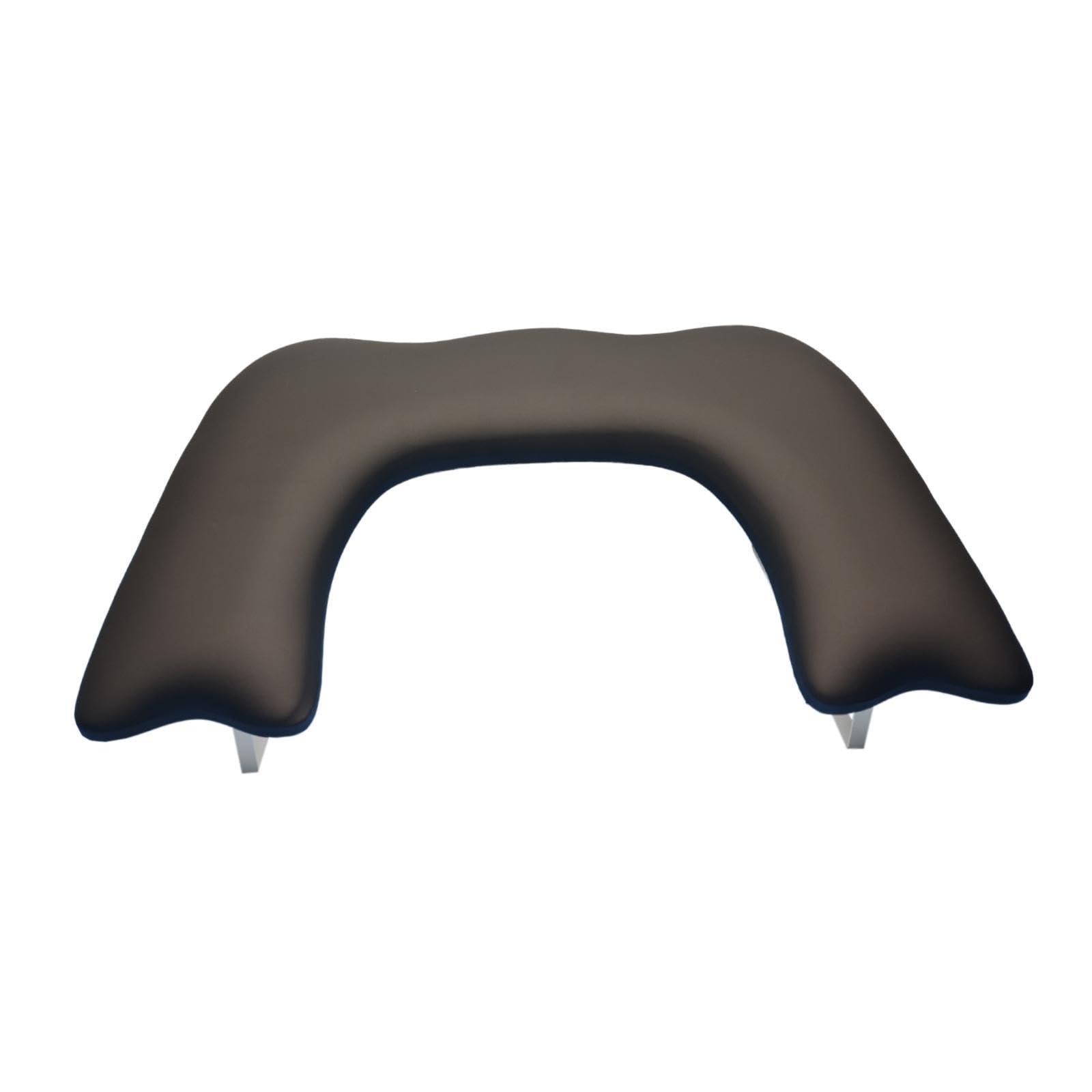 Cuscino poggiamani per nail art, antiscivolo, a forma di U, morbido e confortevole, per la casa, per le unghie, da donna, colore nero