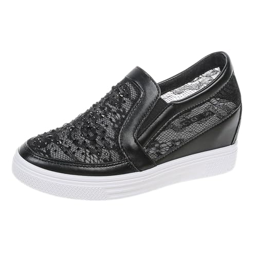 Zapatillas de patinaje para mujer, zapatos de plataforma, antideslizantes, para el tiempo libre, para senderismo, bota de verano, zapatos ortopédicos, para caminar, correr, transpirables, cómodos