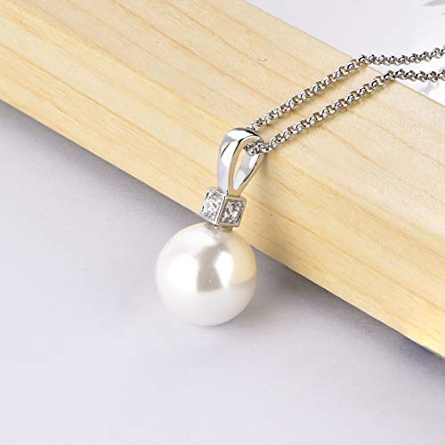 JO WISDOM Collana di Perla Argento 925