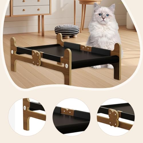 Cama elevada para perros transpirable con base antideslizante para cachorros 5