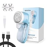 Fabric Shaver, Lint Remover for Clothes, Electric Lint Remover with 3 Replaceable Blades, Removes Fabric Pills, Rechargeable Sweater Defuzzer Pill Remover, Depiller Effectively Remove Pills, Lint