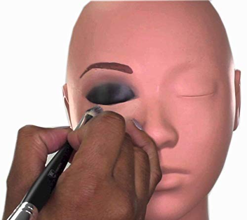 Image of Silicon Rubber Makeup Dummy l Makeup Mannequin for Practice Head Cosmetology /Makeup, Head Massage and Eye Lashes Training