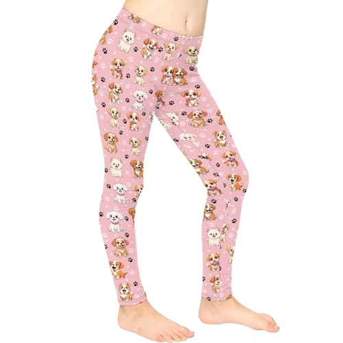 Girls Leggings Size 4-13 Soft Comfy Athletic Leggings Kids Cute Clothes for School3