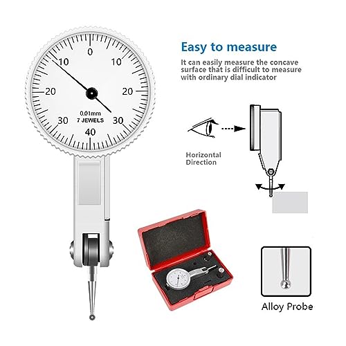 Indicateur à cadran haute précision 0-40mm avec mécanisme antichoc - 3